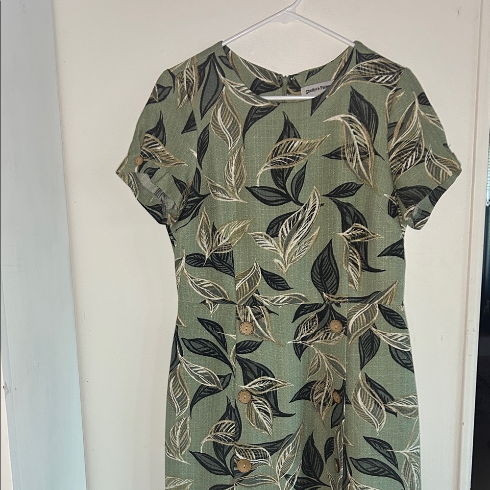 Shelby and Palmer Linen-Style Dress
